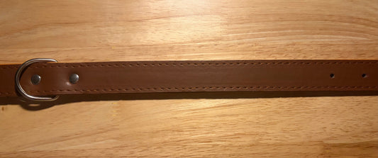 Custom Laser-Engraved Leather Dog Collar
