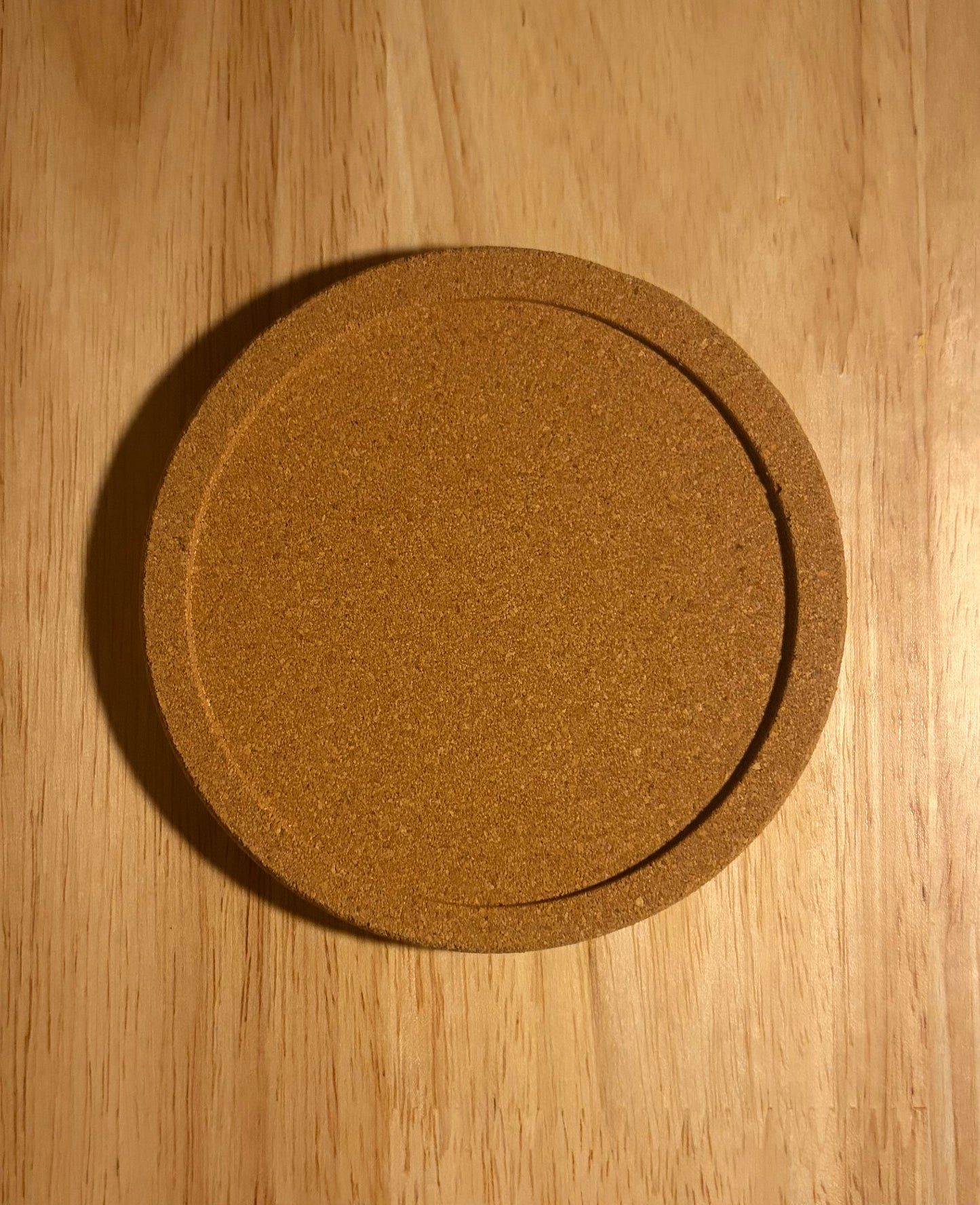Personalized Natural Cork Coaster